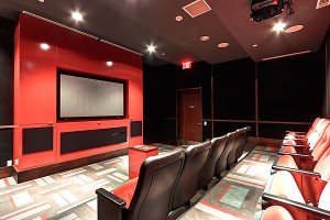 120 Homewood Ave Theatre Room - Short Term Apartments Toronto